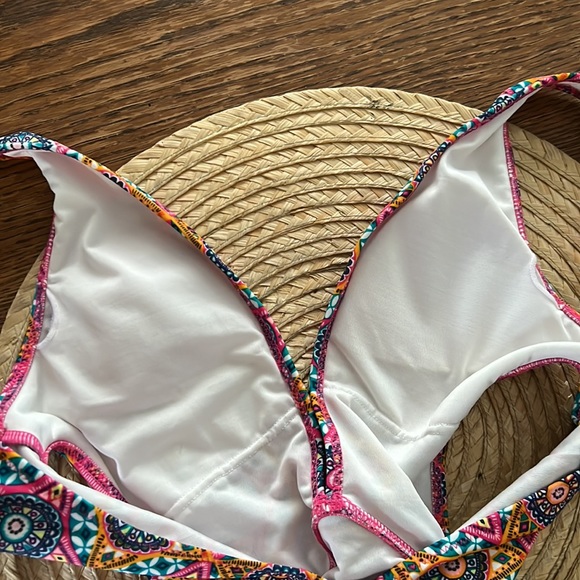 Volcom One State Aztec Print Cutout One-piece Swimsuit Size XS - Picture 12 of 12